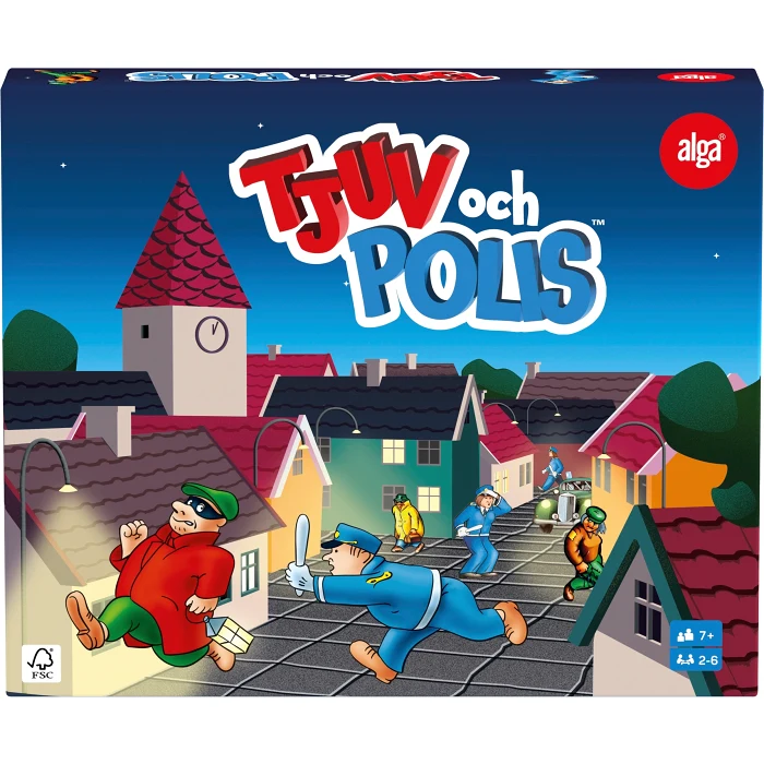 Spel Tjuv och Polis Alga