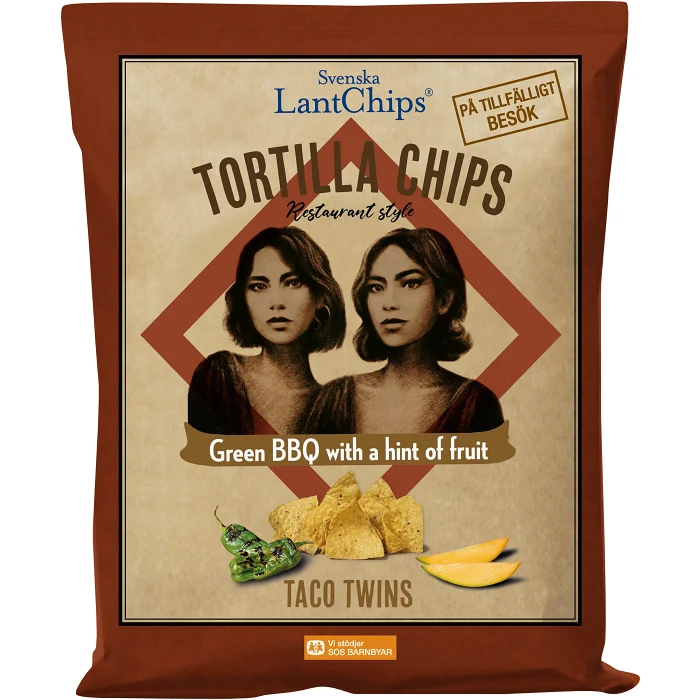 Tortilla Chips Green BBQ fruit 120g LantChips