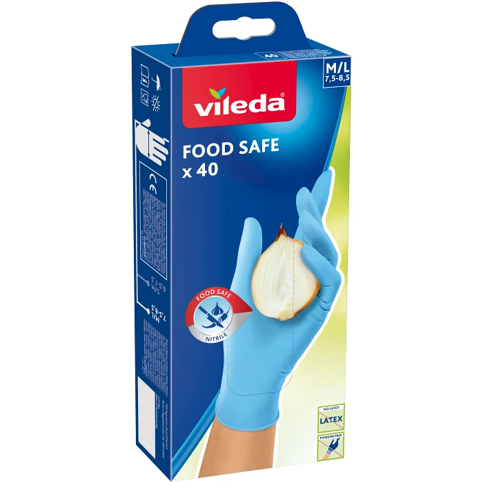 Engångshandske Food Safe 40-p Vileda