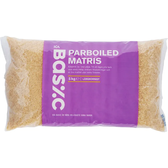 Parboiled Ris 5kg ICA Basic