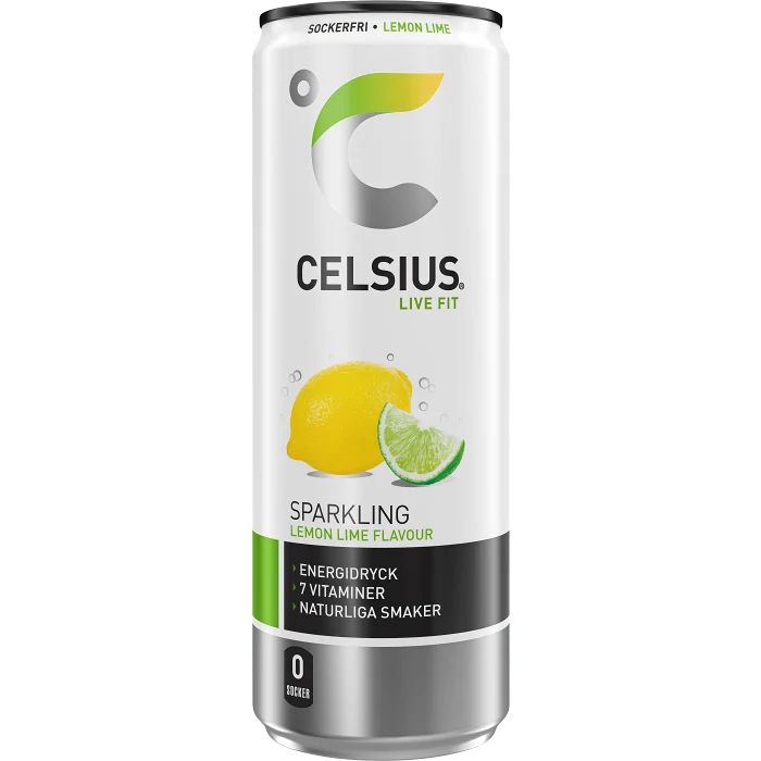 Energidryck Lemon/Lime Celsius
