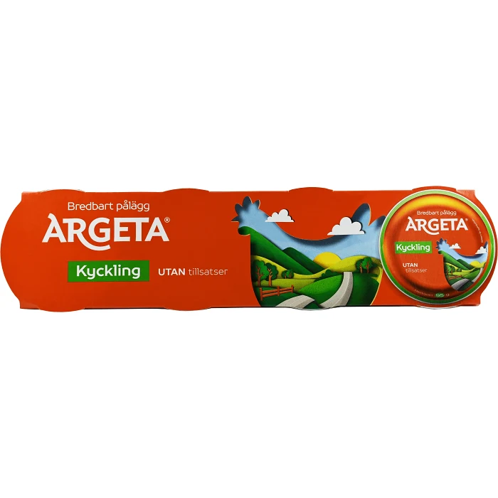 Kycklingpastej 95g 4-p Argeta