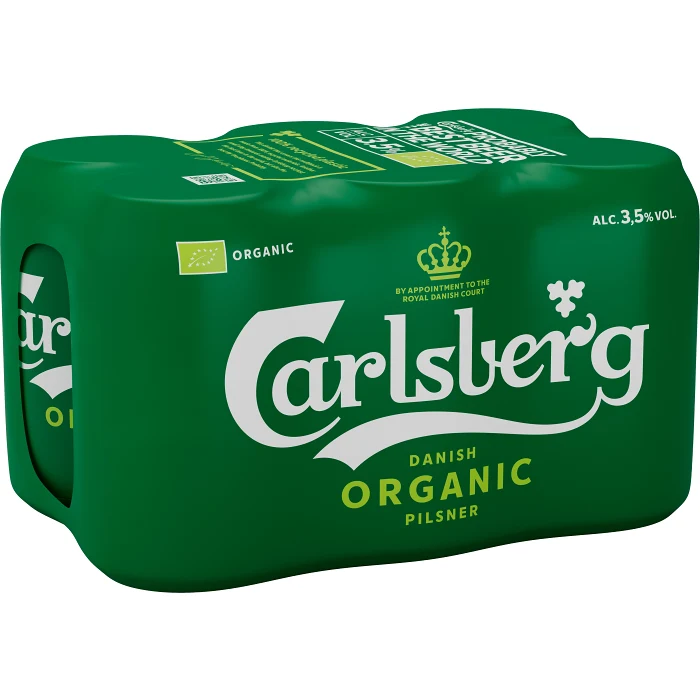 Öl Pilsner Ekologisk 3,5% 6-p 133cl Carlsberg
