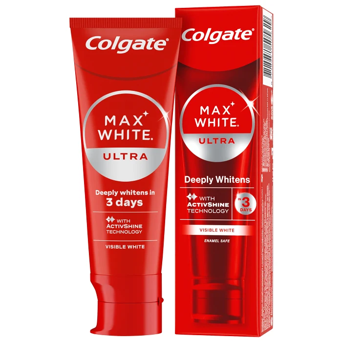 Tandkräm Max White Ultra Active Foam 75ml Colgate