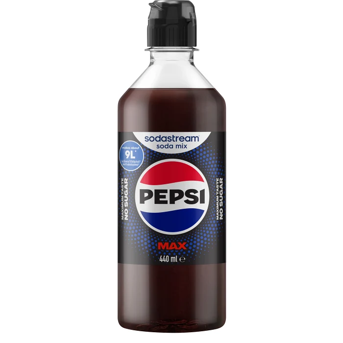 Läsk Pepsi Max soda 44cl Sodastream