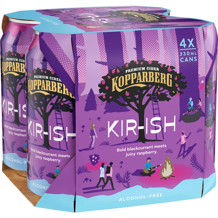 Cider Kir-ish 4-p 33cl Kopparberg