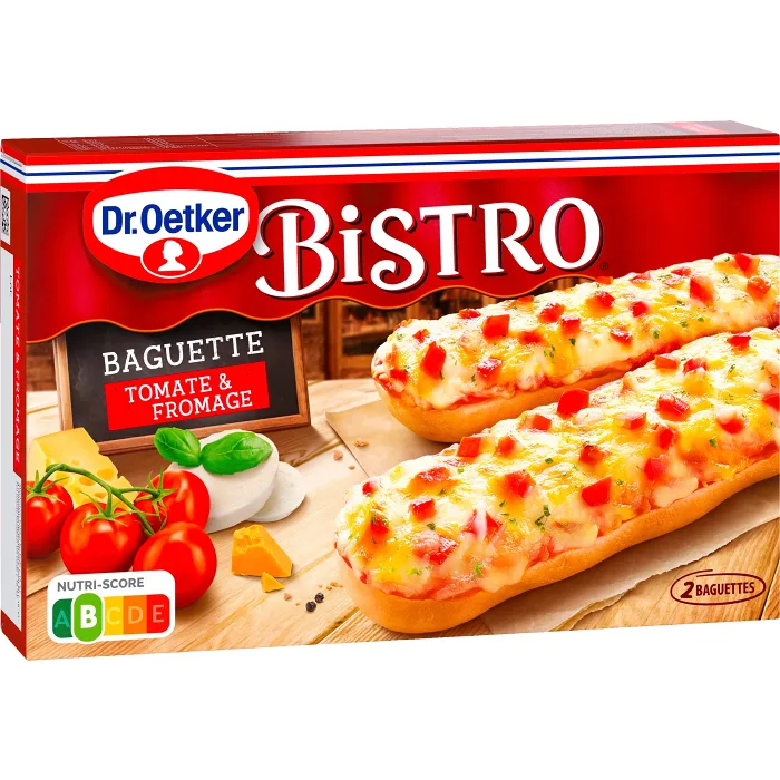 Bistro baguette tomat & cheese 250g Dr.Oetker
