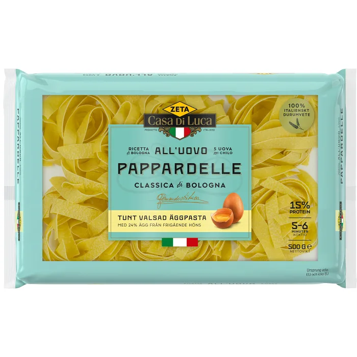 Pasta Pappardelle 500g Zeta