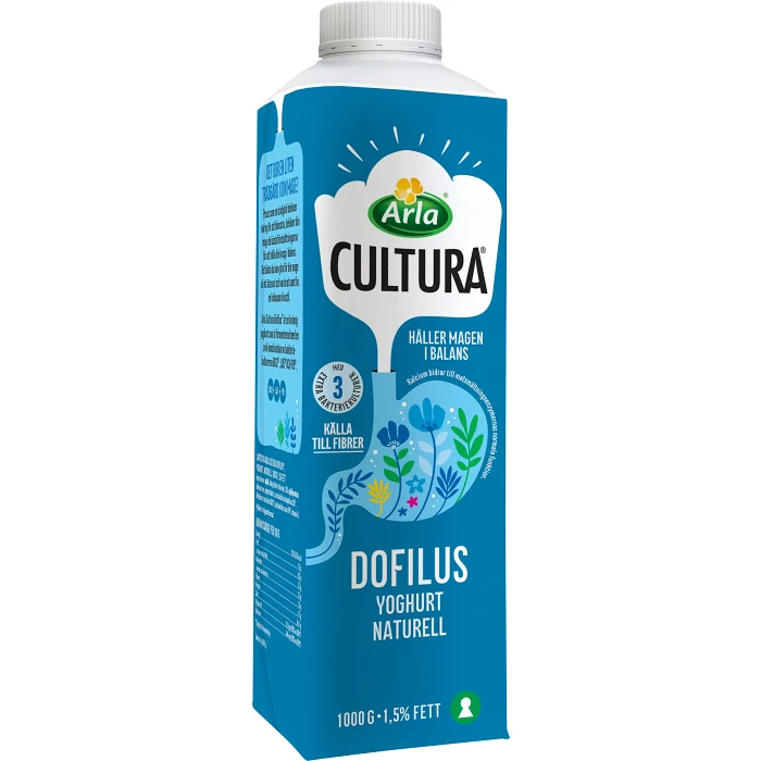 Yoghurt Dofilus Naturell 1,5% Laktosfri 1000g Arla Cultura®