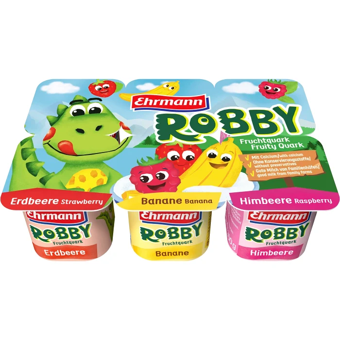 Fruktkvarg Jordgubb 2,5% 6-p 300g Robby