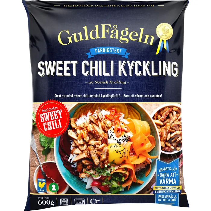 Sweet chili kyckling Fryst 600g Guldfågeln