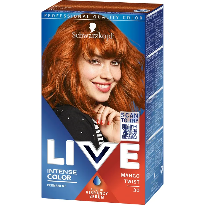 Hårfärg 30 Mango Twist 1-p Miljömärkt Schwarzkopf Live