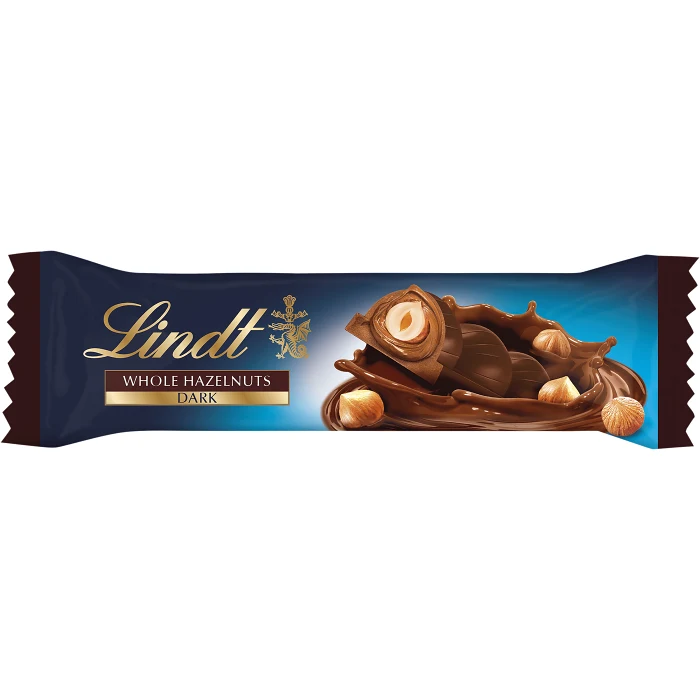 Chokladbar Mörk Choklad Hasselnöt 35g Lindt