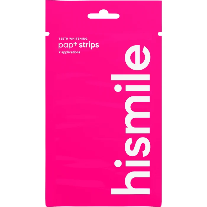 Tandblekning Pap + Whitening Strips 7-p Hismile
