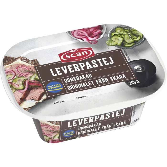 Leverpastej Ugnsbakad 200g Scan