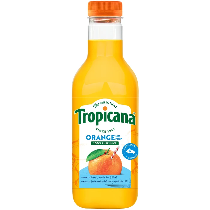 Juice Orange Smooth utan fruktkött 900ml Tropicana