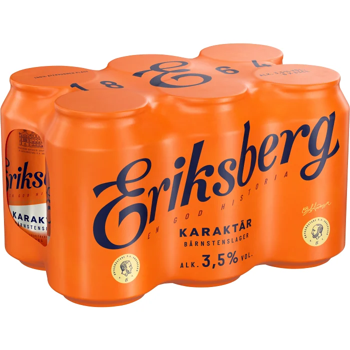 Öl Bärnstenslager Karaktär 3.5% 6x33cl Eriksberg