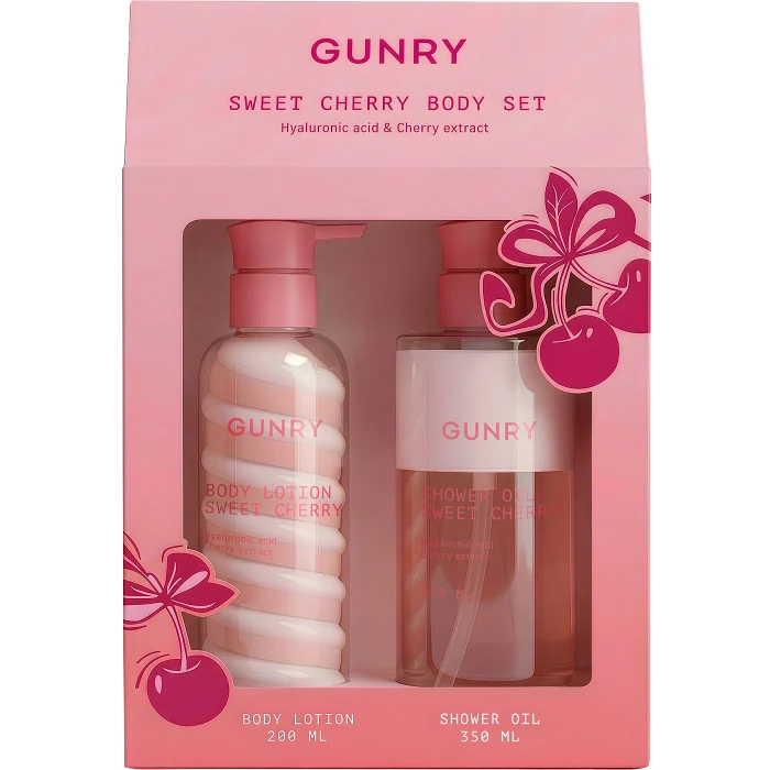 Presentförpackning Sweet Cherry Body Set 550ml Gunry