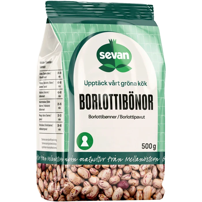 Borlottibönor torkade 500g Sevan