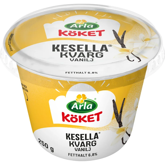 Kesella® Kvarg Vanilj 6.8% 250g Arla Köket®