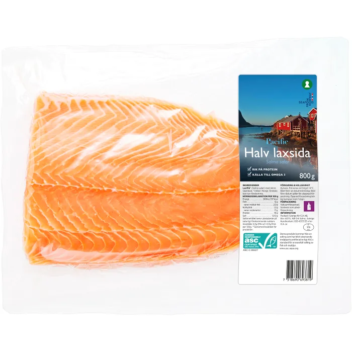 Laxfilé Färsk 800g Pacific brand