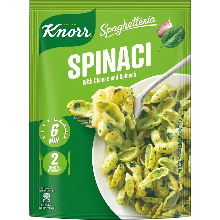 Spaghetteria Spenat 160g Knorr