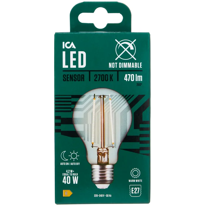 LED Normal Sensor E27 470lm(40W) ICA