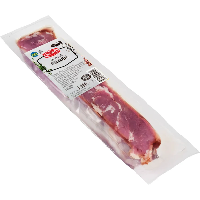 Fläskfilé Hel med sträng Fryst 550g Scan
