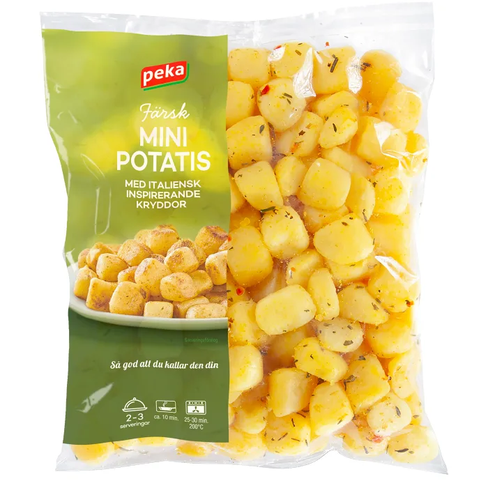 Minipotatis italiensk inspirerade kryddor 500g Peka