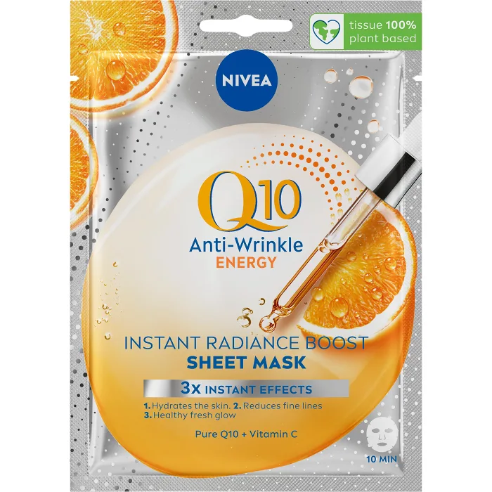 Ansiktsmask Q10 Energy Sheet Mask 1-p Nivea