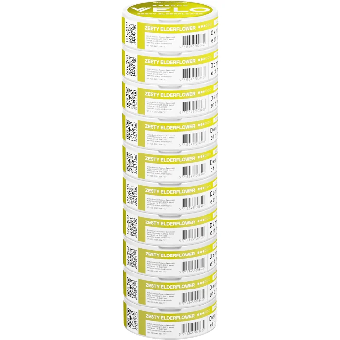 Velo Zesty Elderflower Stock
