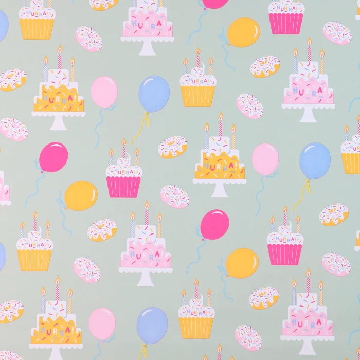 Presentpapper Cupcake 0,7x3m