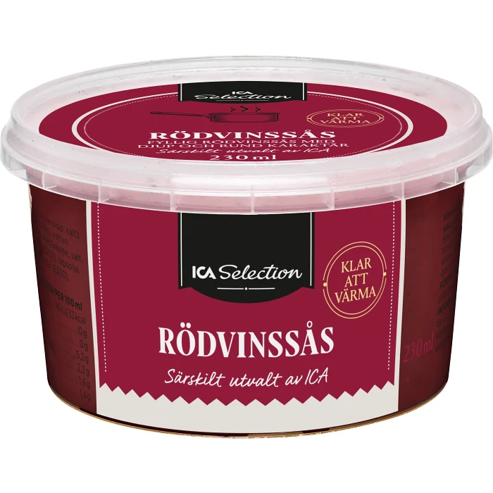 Rödvinssås 230ml ICA Selection