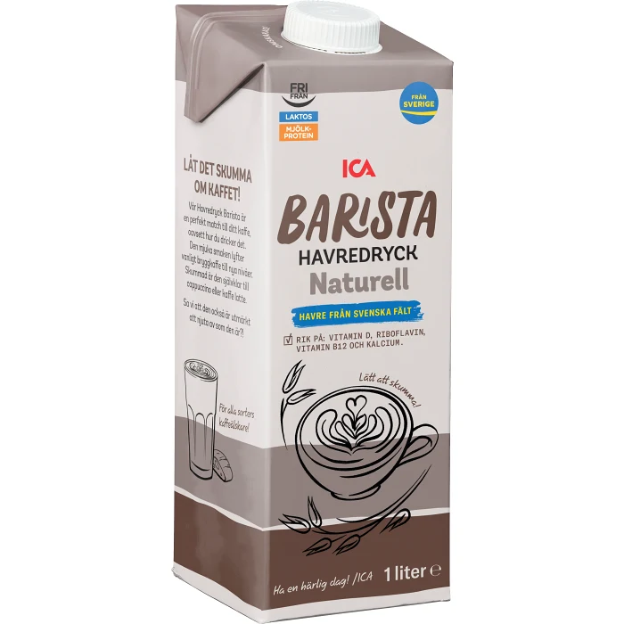 Havredryck Barista Naturell 1l ICA