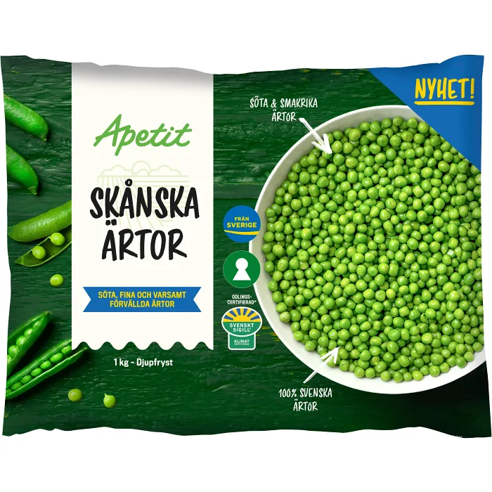 Skånska ärtor 1kg Apetit