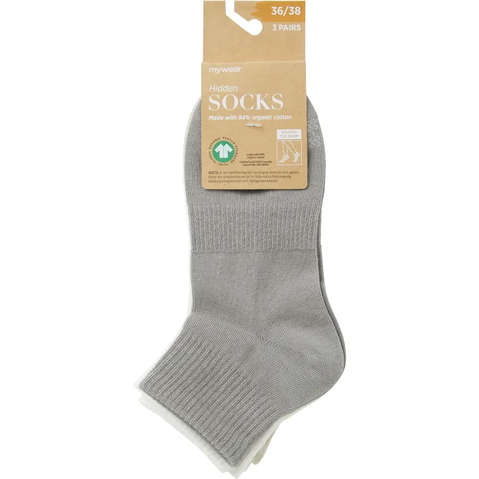 Mid Cut socka 3p 36/38 mywear