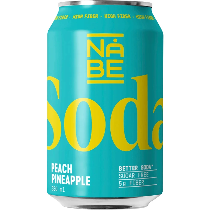 Läsk Peach Pineapple 33cl Nåbe