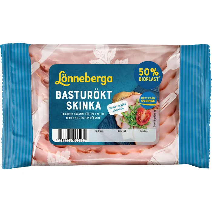 Skinka Basturökt 105g Lönneberga