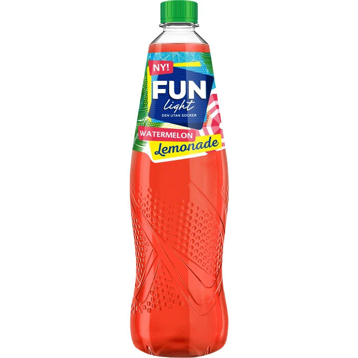 Lightdryck Watermelon Lemonade Sockerfri 1l Fun Light