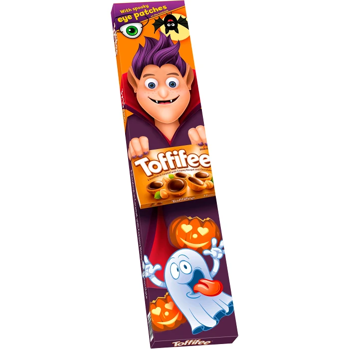 Pralin Halloweendekor 125g 3-p Toffifee