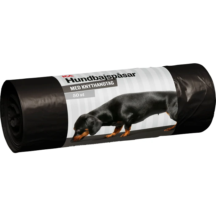 Hundbajspåse Svart 50-p ICA