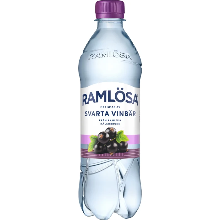Vatten Kolsyrat Svarta Vinbär 50cl Ramlösa