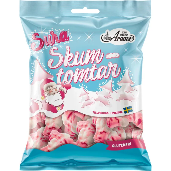 Godispåse Sura skumtomtar 80g Aroma
