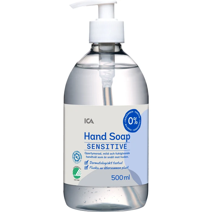 Handtvål Sensitive Oparfymerad 500 ml ICA