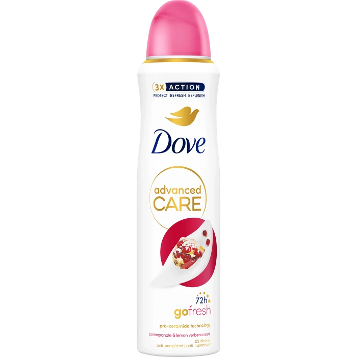 Deodorant 72h Advanced Pomegranate Lemon Spray 150ml Dove