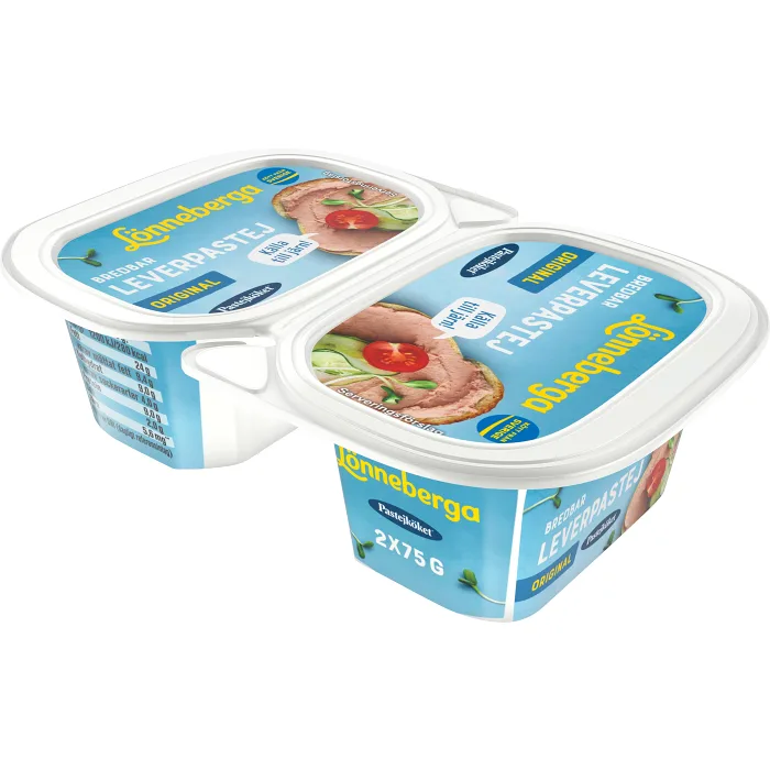 Leverpastej Bredbar 2x75g Pastejköket