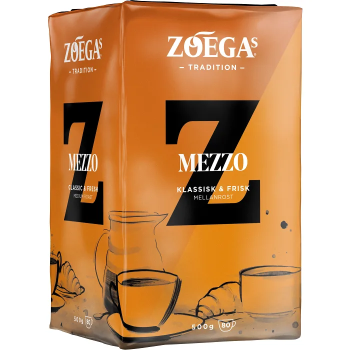 Kaffe Mezzo 500g ZOÉGAS