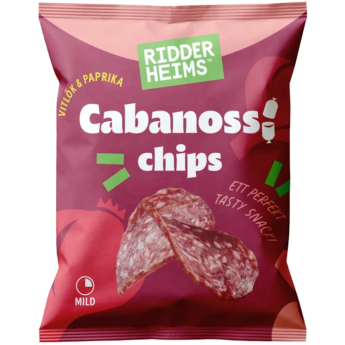 Ölkorv Cabanossi Chips 80g Ridderheims