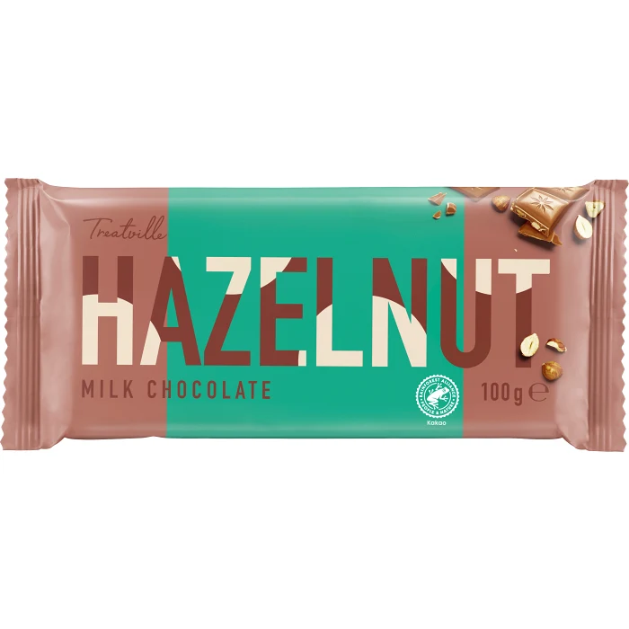 Hazelnut Milk Chocolat 100g Treatville