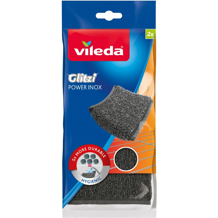 Rengöringssvamp Power inox 2-p Vileda